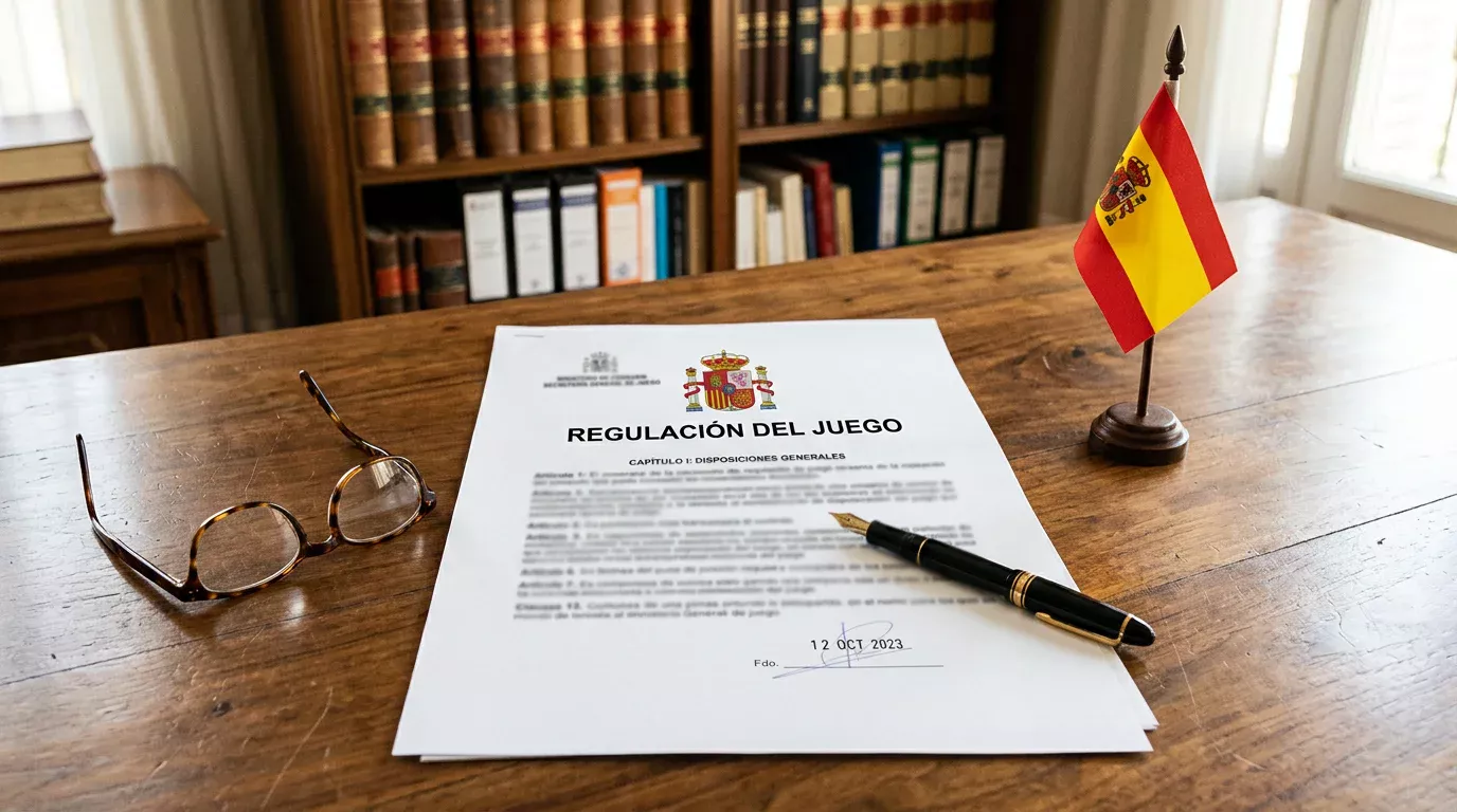 Documento oficial de la DGOJ sobre regulación del juego online en España
